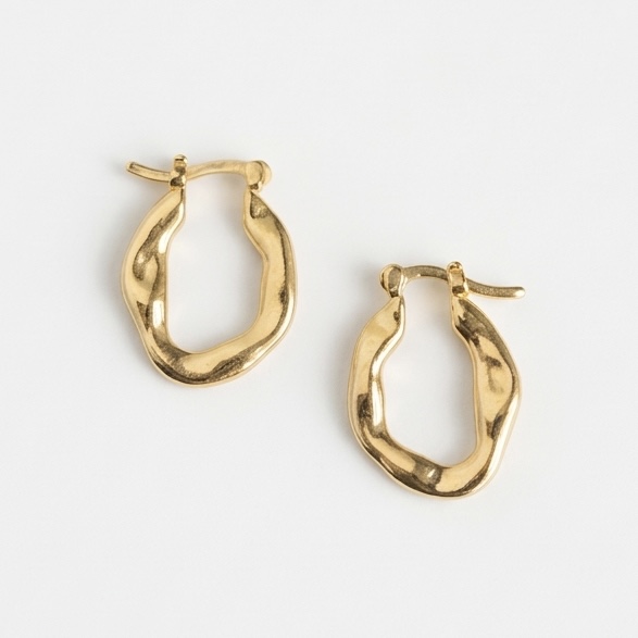 ARGOLA ORGÂNICA FECHO ITALIANO de R$ 91,90 por: - Imagem 3